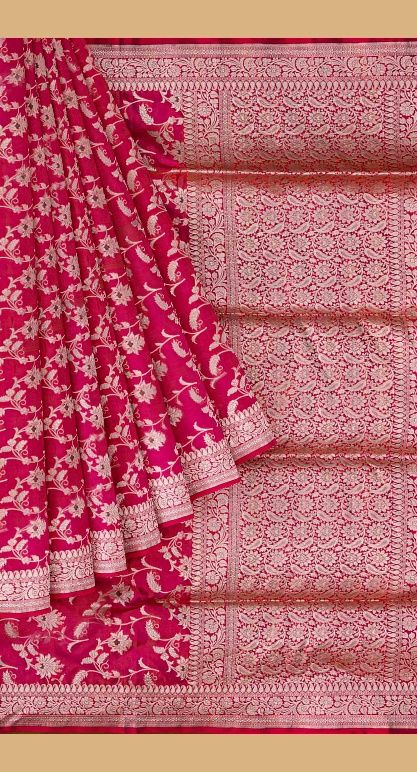 Banarasi Silk Pink PJ03433