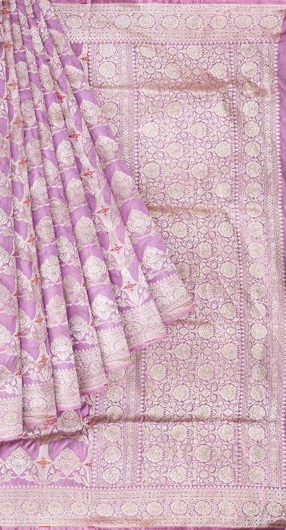 Banarasi Silk Onion Pink DK02268