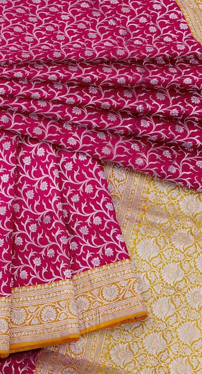 Banarasi Silk Pink PJ02934